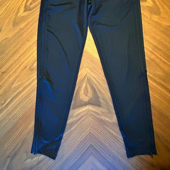 Adidas Men's Tiro Pants - Size Medium - fits like a small.  Black over black. - Picture 2 of 11